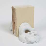 Picture of SNAKE BOOKENDS-MATTE WHITE