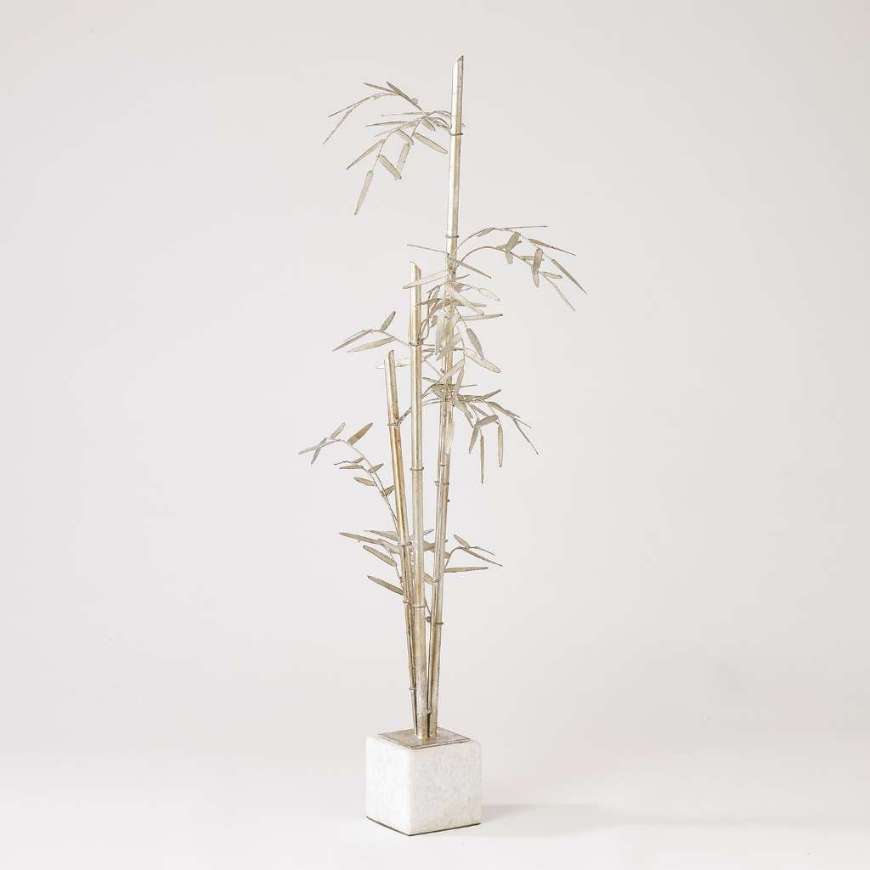 Picture of BAMBOO SCULPTURE-SILVER LEAF