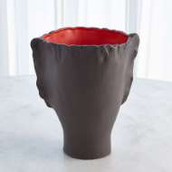 Picture of CALISTO VASE-BROWN/RED