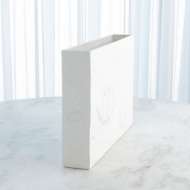 Picture of TREE BARK TEXTURE VASE MATTE WHITE