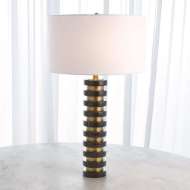 Picture of MARBLE STACK LAMP-BLACK