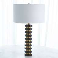 Picture of MARBLE STACK LAMP-BLACK