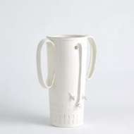 Picture of ELEPHANT VASE-ANTIQUE WHITE