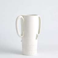 Picture of ELEPHANT VASE-ANTIQUE WHITE