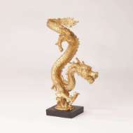 Picture of STANDING DRAGON-GOLD LEAF