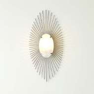 Picture of RADIAL BURST ELECTRIFIED WALL SCONCE-SILVER-HW