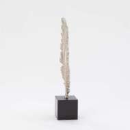 Picture of FEATHER QUILL SCULPTURE-SILVER