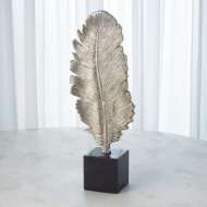 Picture of FEATHER QUILL SCULPTURE-SILVER