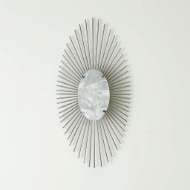 Picture of RADIAL BURST ELECTRIFIED WALL SCONCE-SILVER-HW