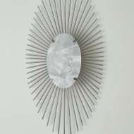 Picture of RADIAL BURST ELECTRIFIED WALL SCONCE-SILVER-HW