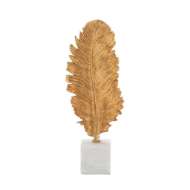 Picture of FEATHER QUILL SCULPTURE-GOLD