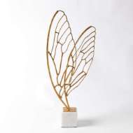 Picture of BUTTERFLY WINGS-GOLD LEAF