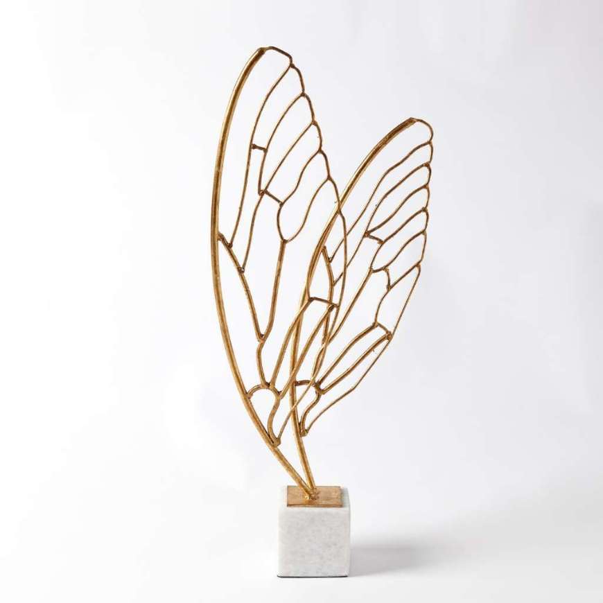 Picture of BUTTERFLY WINGS-GOLD LEAF