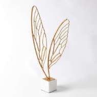 Picture of BUTTERFLY WINGS-GOLD LEAF