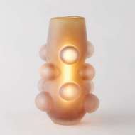 Picture of BUBBLED LAMP-AMBER/FROST