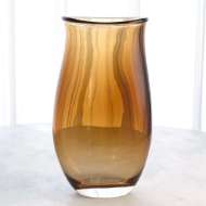 Picture of GIANT GLASS VASE-TOBACCO