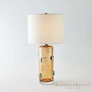 Picture of AMBER GLASS LAMP