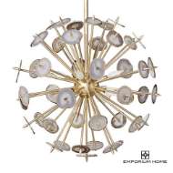 Picture of AGATE BURST CHANDELIER-SATIN BRASS