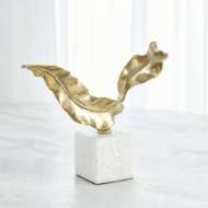 Picture of LEAF SCULPTURE-BRASS