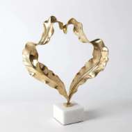 Picture of LEAF SCULPTURE-BRASS