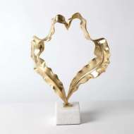 Picture of LEAF SCULPTURE-BRASS