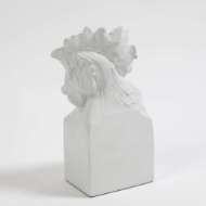 Picture of ROOSTER HEAD-MATTE WHITE