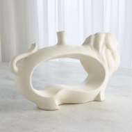 Picture of LION VASE-MATTE WHITE