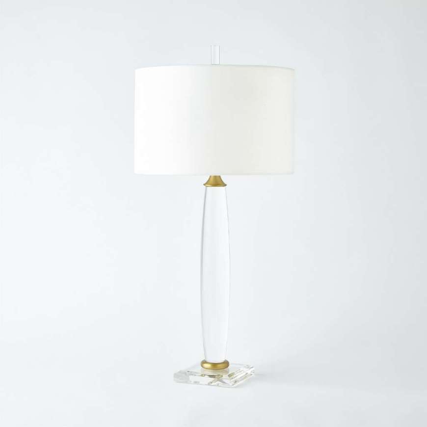 Picture of BOWED CRYSTAL COLUMN LAMP