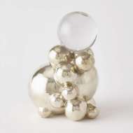 Picture of BUBBLE ORB HOLDER-NICKEL W/CRYSTAL SPHERE