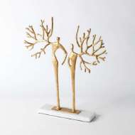 Picture of BRANCH MAN AND WOMAN-GOLD LEAF