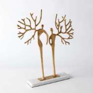 Picture of BRANCH MAN AND WOMAN-GOLD LEAF