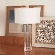 Picture of FLUTED CRYSTAL COLUMN TABLE LAMP