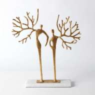 Picture of BRANCH MAN AND WOMAN-GOLD LEAF