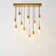 Picture of LAYERED RAINDROP CHANDELIER