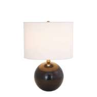 Picture of MARBLE SPHERE LAMP-BLACK