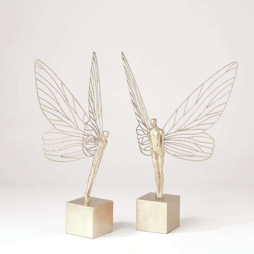 Picture of WINGED MAN AND WOMAN-SILVER