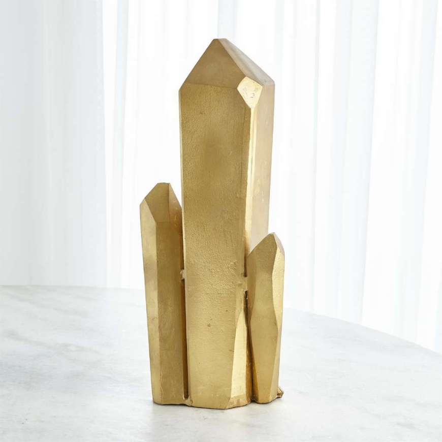 Picture of STONE SCULPTURE-GOLD LEAF