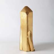 Picture of STONE SCULPTURE-GOLD LEAF