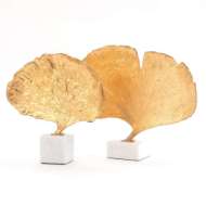 Picture of GINKGO LEAF SCULPTURE-GOLD FINISH