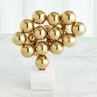 Picture of SPHERE SCULPTURE-BRASS