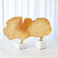 Picture of GINKGO LEAF SCULPTURE-GOLD FINISH