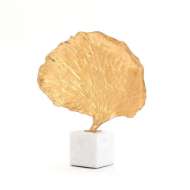 Picture of GINKGO LEAF SCULPTURE-GOLD FINISH