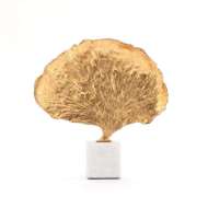 Picture of GINKGO LEAF SCULPTURE-GOLD FINISH