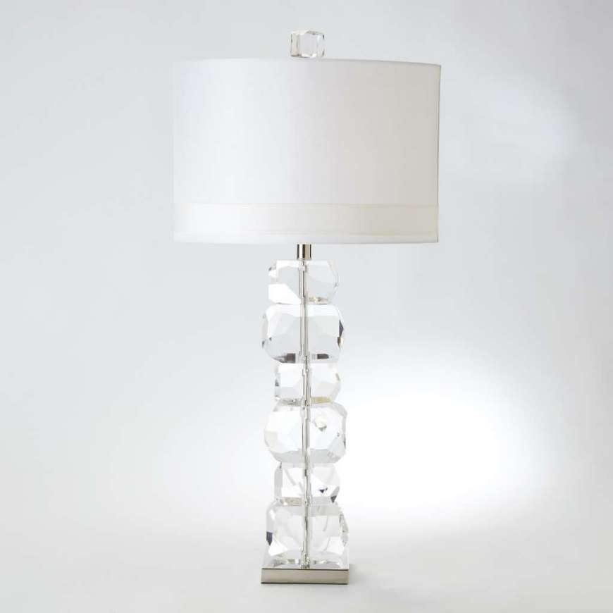 Picture of STACKED GEMSTONE LAMP-TALL