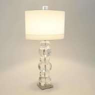 Picture of STACKED GEMSTONE LAMP-TALL