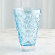 Picture of BUBBLE CYLINDER VASE-COBALT