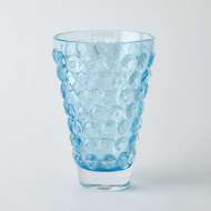 Picture of BUBBLE CYLINDER VASE-COBALT