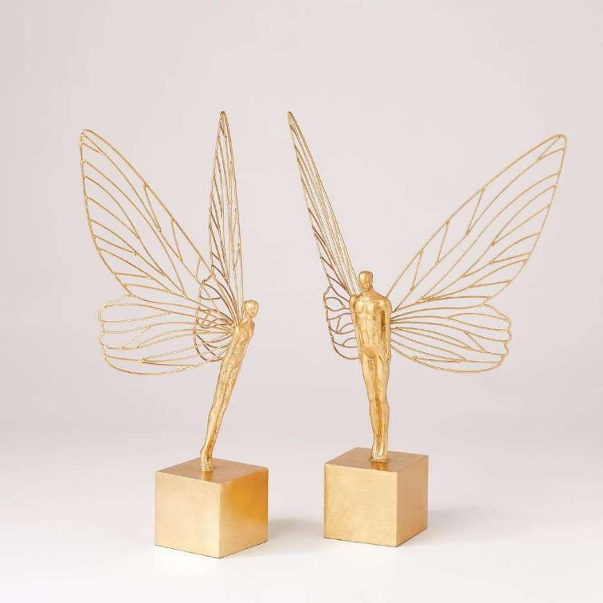 Picture of WINGED MAN AND WOMAN-GOLD