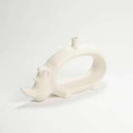 Picture of RHINO VASE-MATTE WHITE