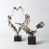 Picture of LEAF SCULPTURE-NICKEL